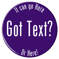 Affordable buttons makes custom buttons for Got Text