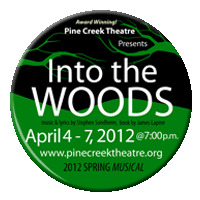 Affordable buttons makes custom buttons for Into the Woods