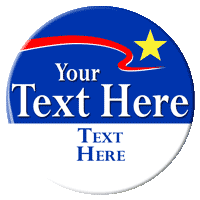 Affordable buttons makes custom buttons for Your Text Here