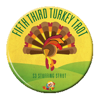 Affordable buttons makes custom buttons for Turkey Trot